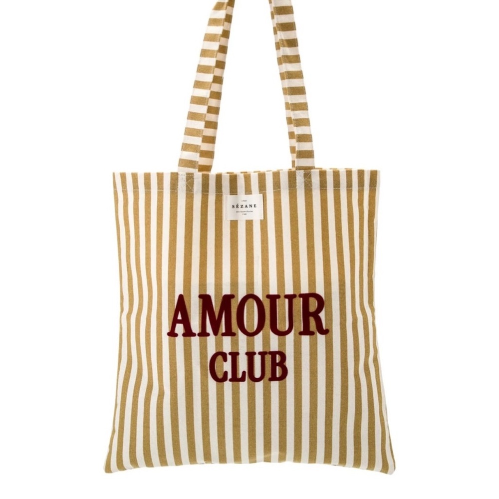 Sezane tote bag AMOUR CLUB ❤️ 🇫🇷